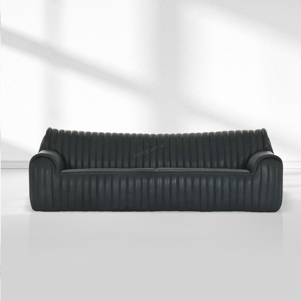 Aspelle Leather Sofa