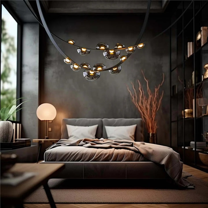 Aura Drops Double Pendant Lamp