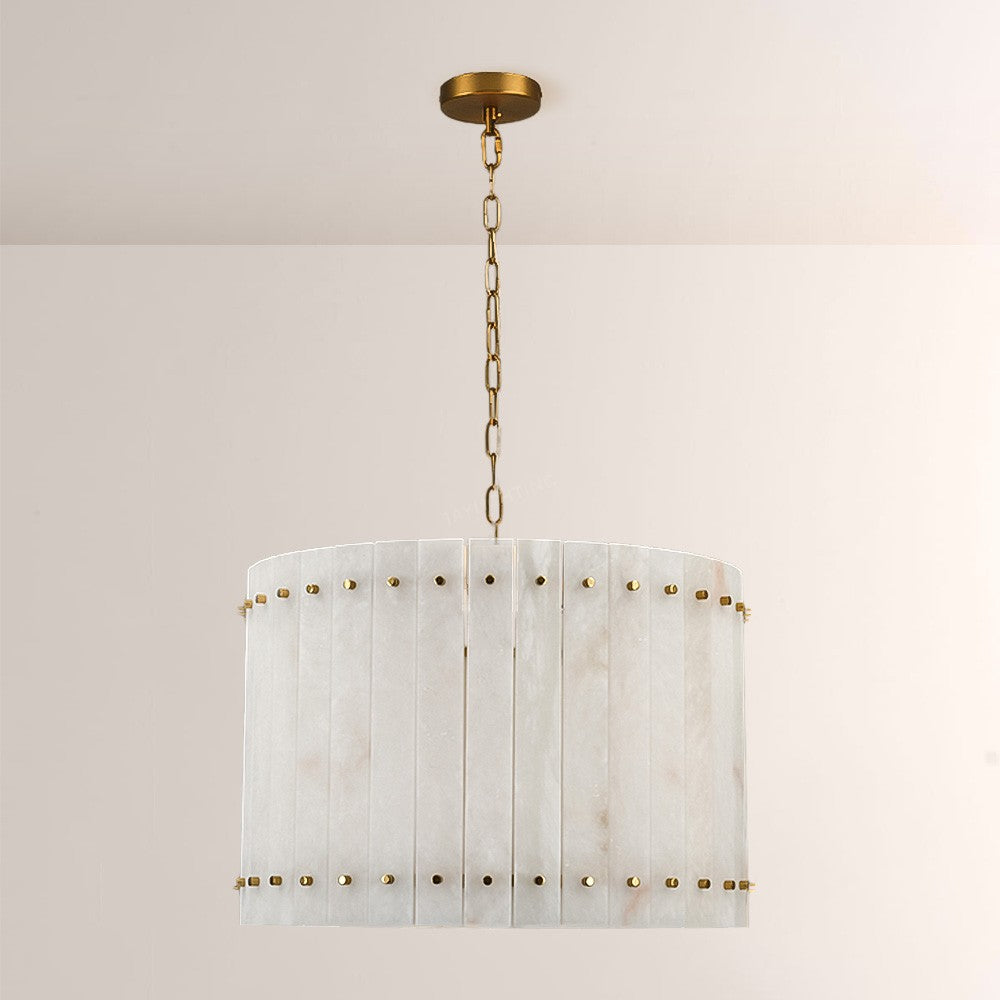 Aurelius Alabaster Round Chandelier 22‘’