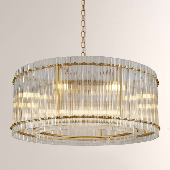 Aurgild Round Chandelier 37"