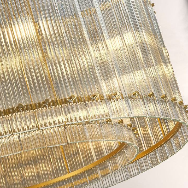 Aurgild Round Chandelier 37"