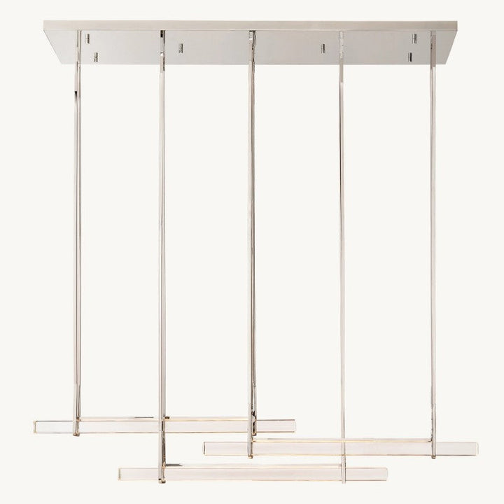 Audon Triple Bar Linear Chandelier