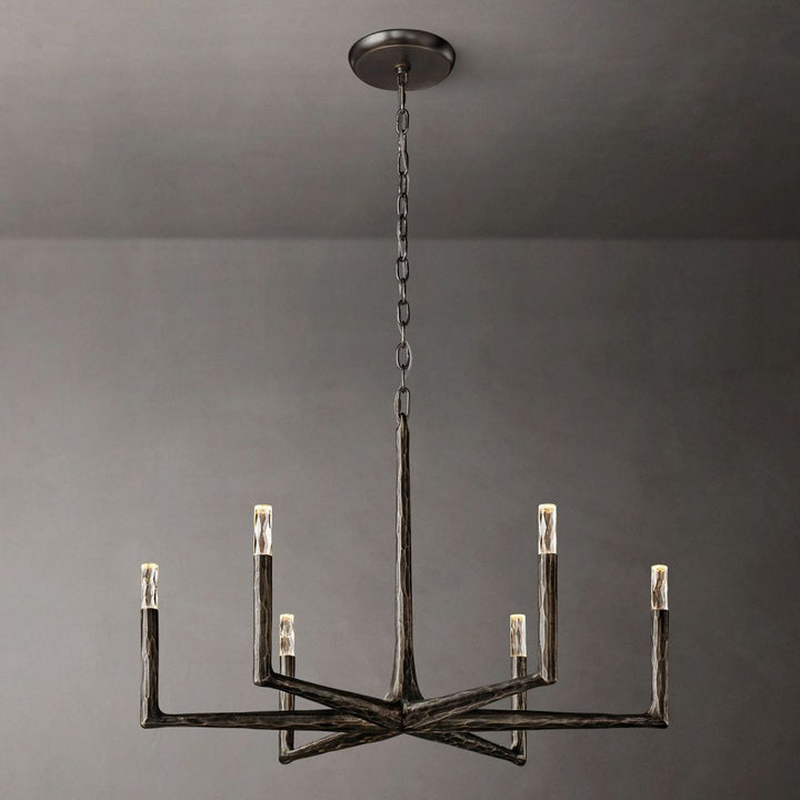 Avarit Forged Round Chandelier