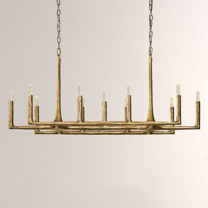 Avarit Forged Linear Chandelier 54"