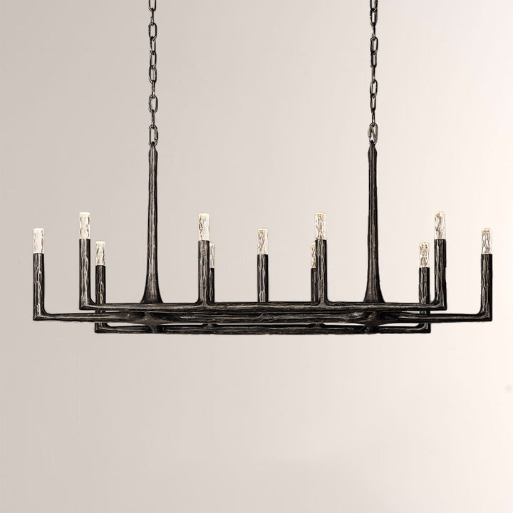 Avarit Forged Linear Chandelier 54"