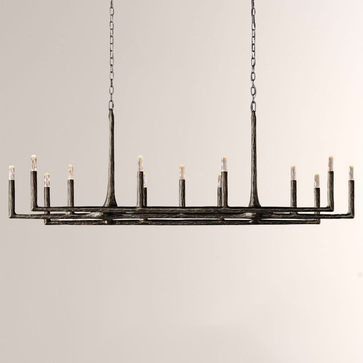 Avarit Forged Linear Chandelier 72”