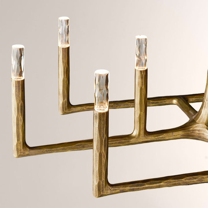 Avarit Forged Linear Chandelier 72”