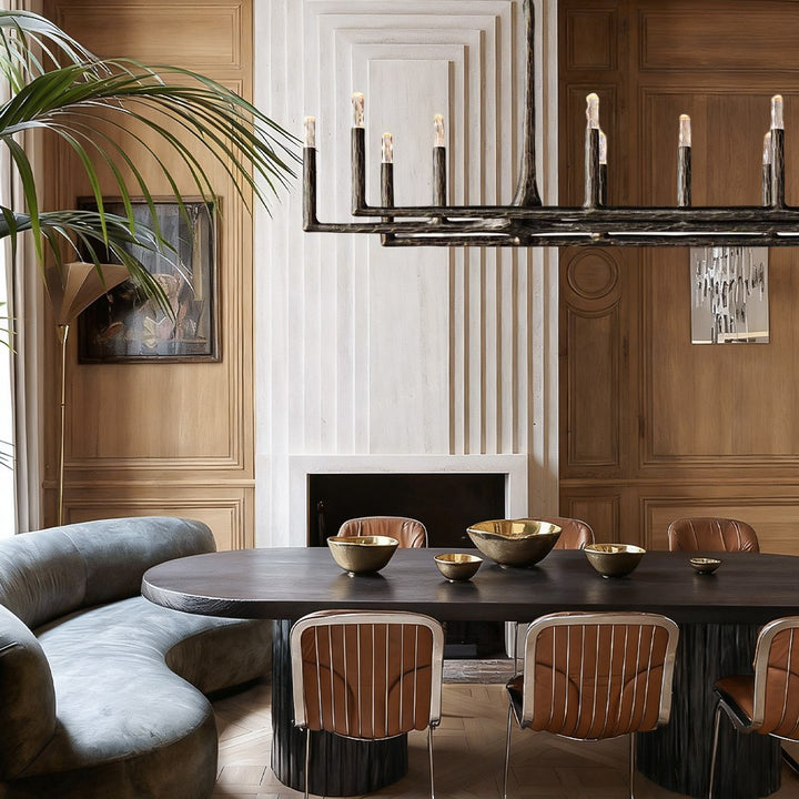 Avarit Forged Linear Chandelier 72”