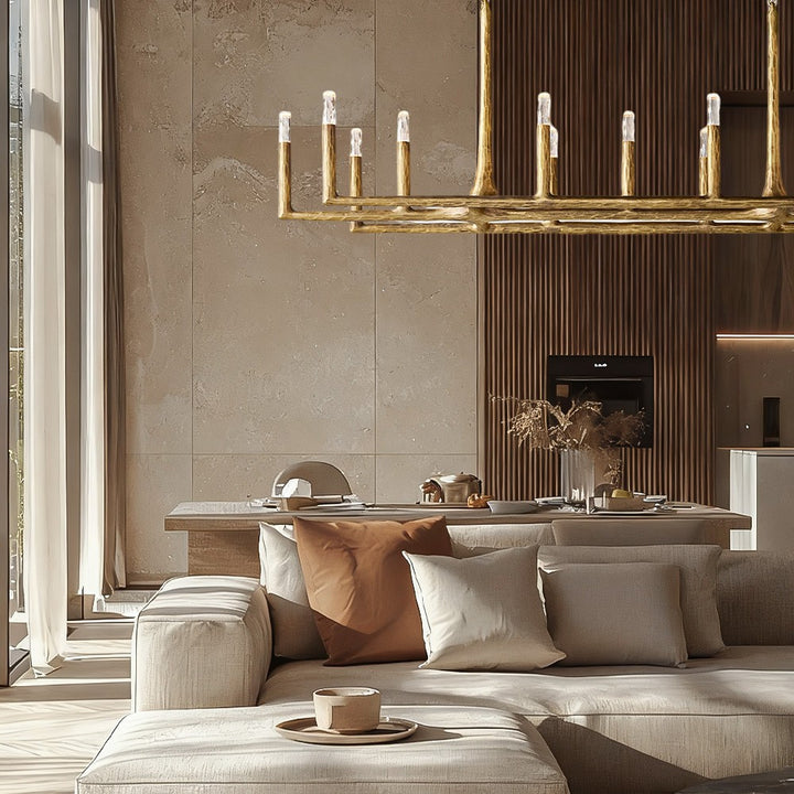 Avarit Forged Linear Chandelier 72”