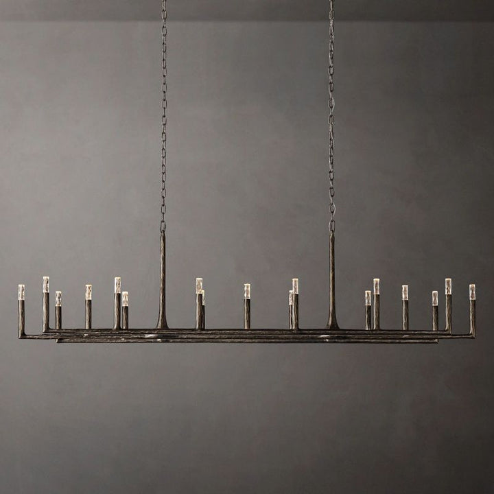 Avarit Forged Linear Chandelier 96”