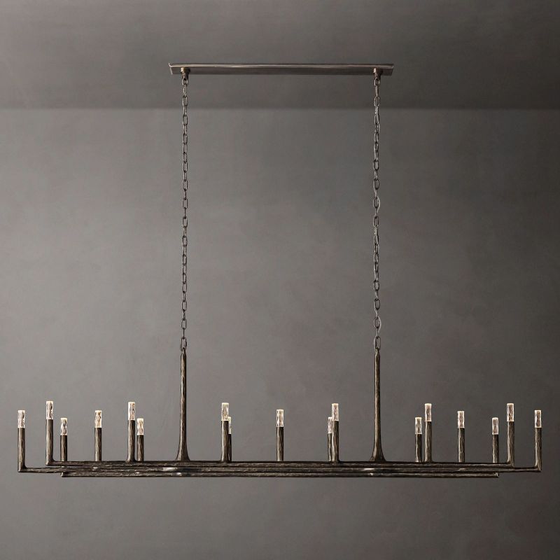 Avarit Forged Linear Chandelier 96”