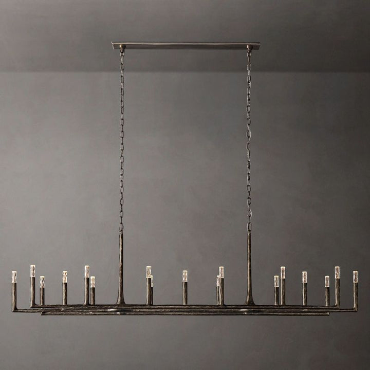 Avarit Forged Linear Chandelier 96”