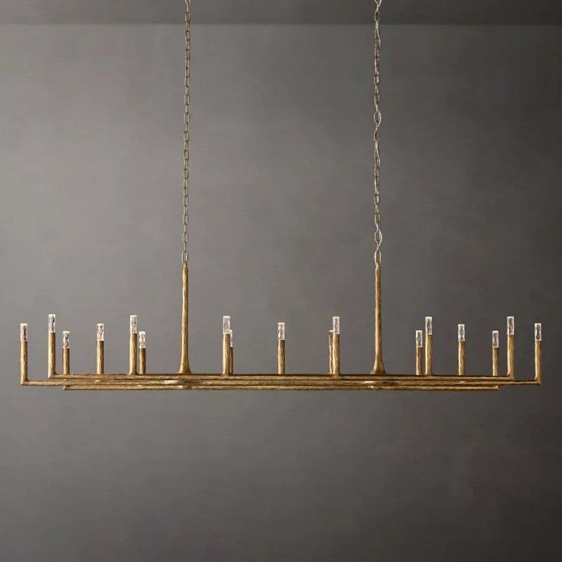 Avarit Forged Linear Chandelier 96”