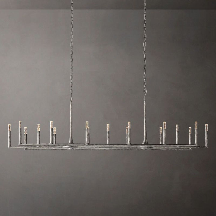 Avarit Forged Linear Chandelier 96”
