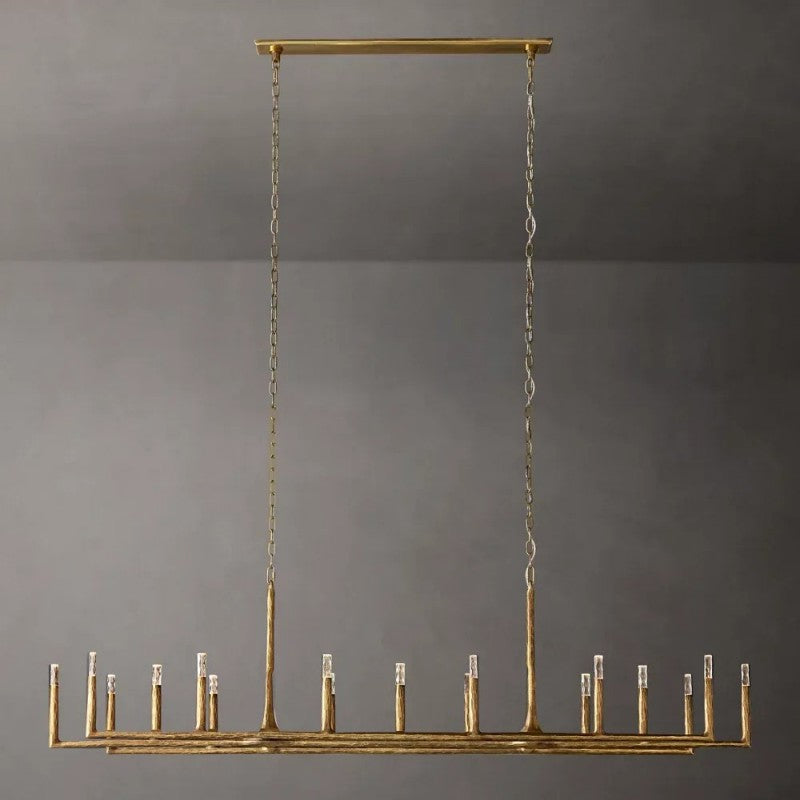 Avarit Forged Linear Chandelier 96”