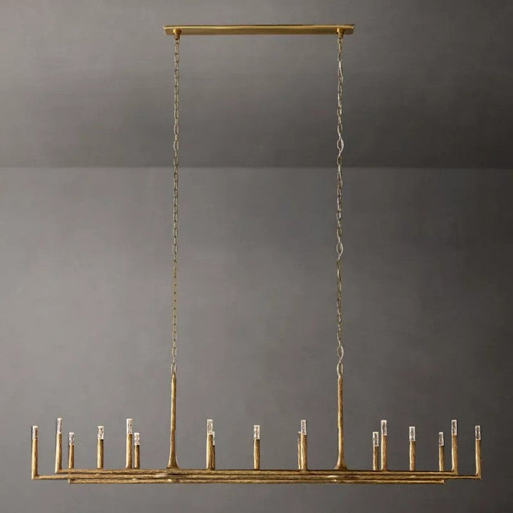 Avarit Forged Linear Chandelier 96”