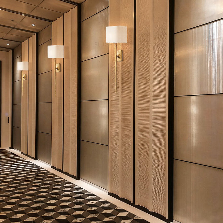 Avarit Grand Shaded Bedroom Wall Sconce