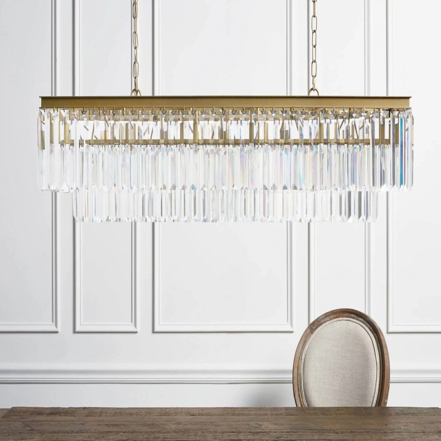 Ryan Tiered Rectangular Chandelier