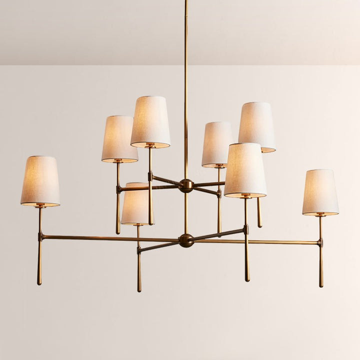 Lumos 2-Tier Round Chandelier