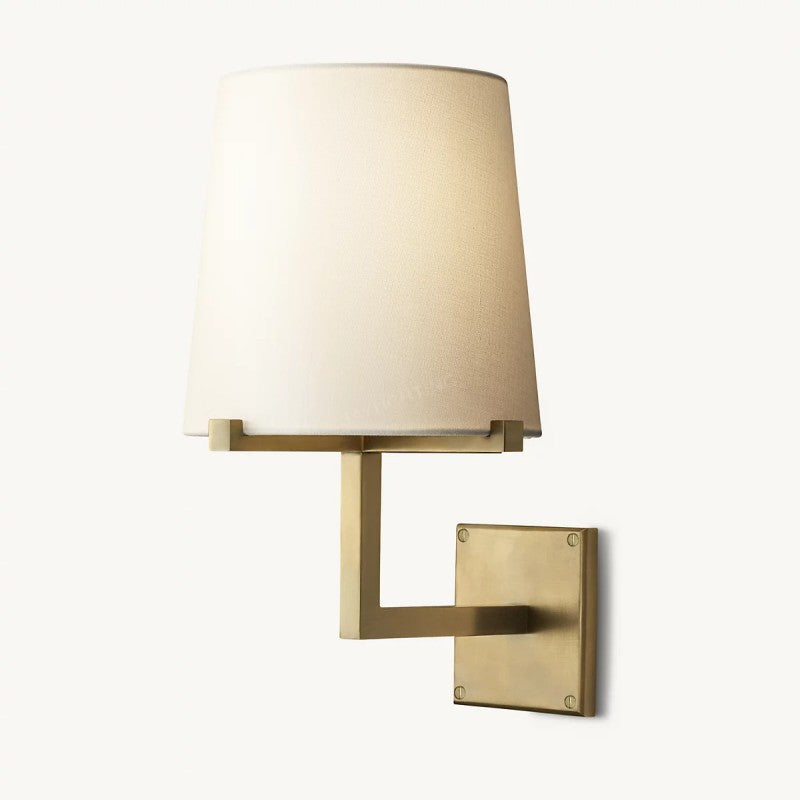 Galahad Fabric Shade Grand Sconce
