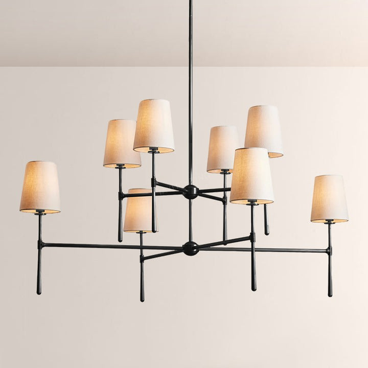 Lumos 2-Tier Round Chandelier