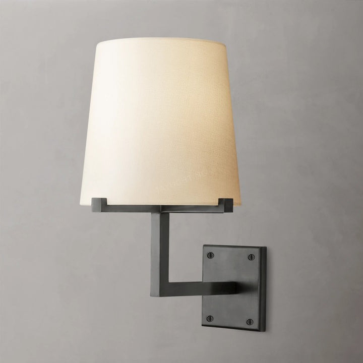 Galahad Fabric Shade Grand Sconce
