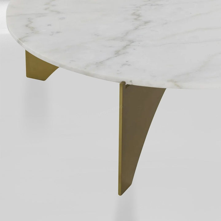Baletta Marble and Brass Coffee Table