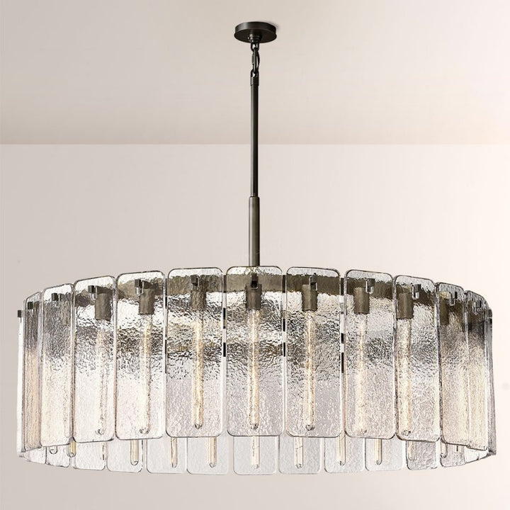 Belamette Glass Round Chandelier 48"D