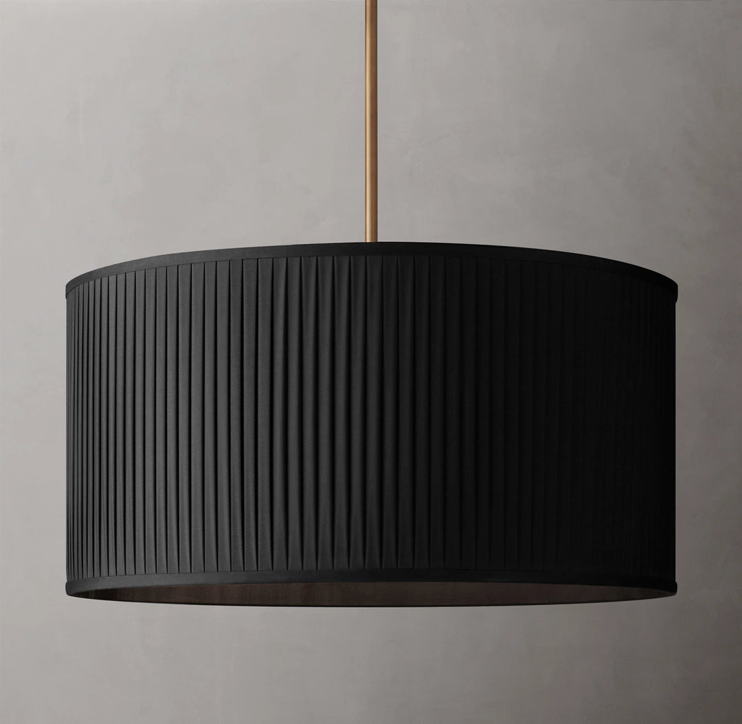 Reeva Pleated Drum Pendant