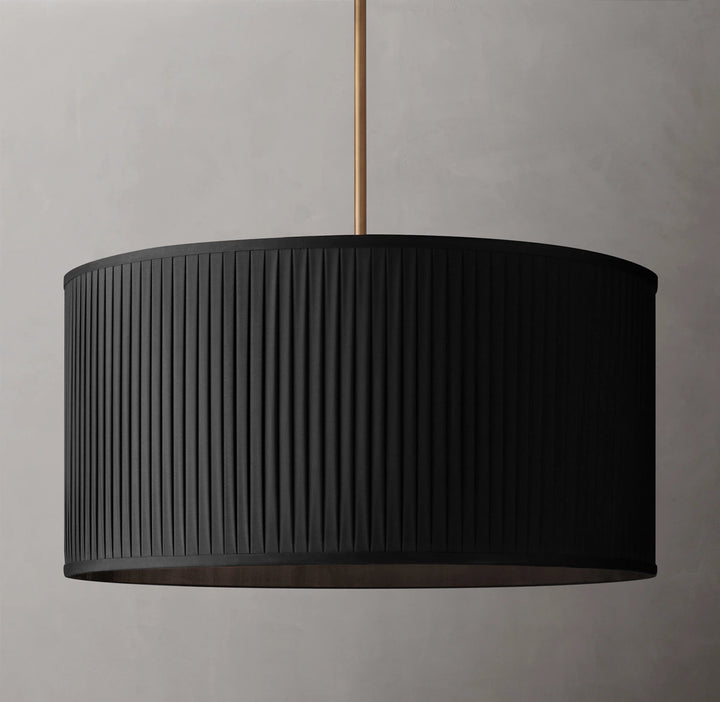 Reeva Pleated Drum Pendant