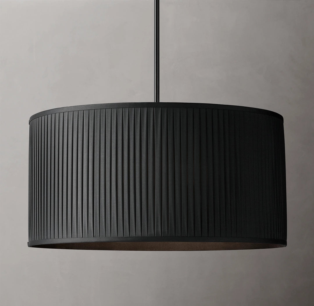 Reeva Pleated Drum Pendant