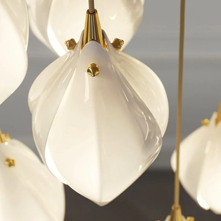 Flower Bud Ceramic Chandelier