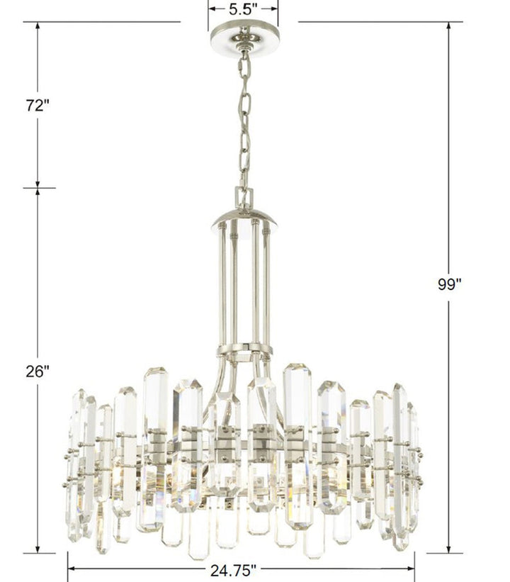 Balton 8 Light Chandelier