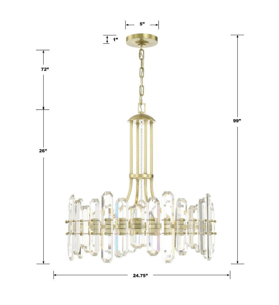 Balton 8 Light Chandelier