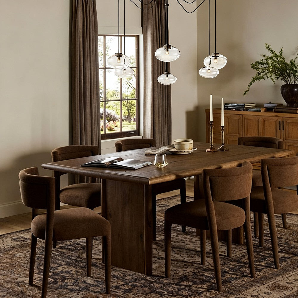 Cabglow Clear Glass Suspended Chandelier