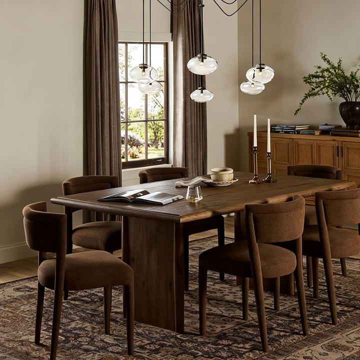 Cabglow Clear Glass Suspended Chandelier