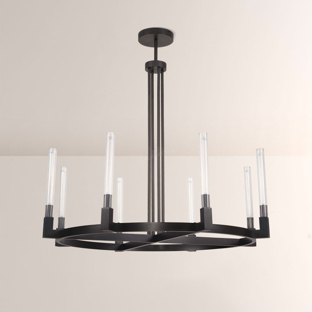 Cannel Round Chandelier 48''