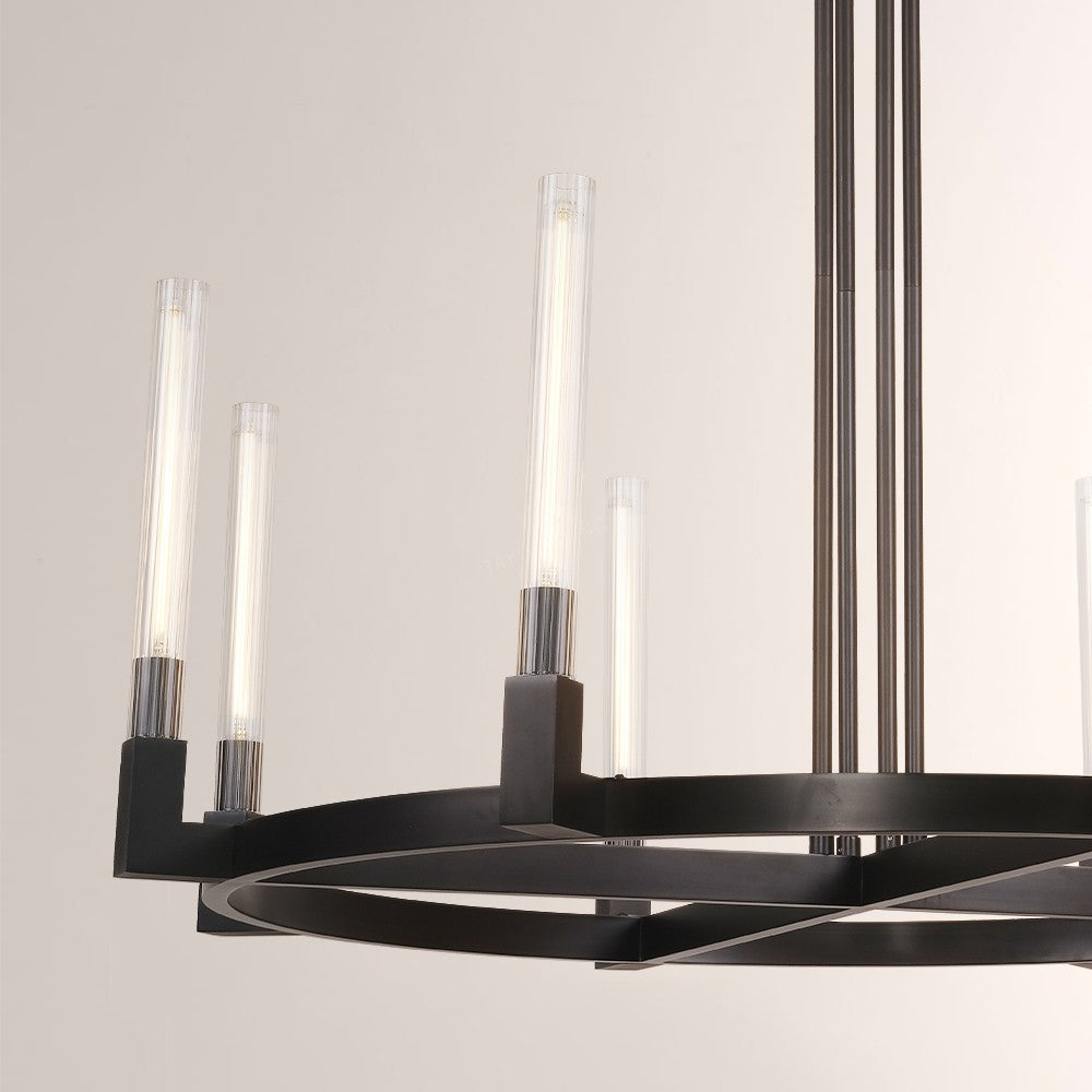 Cannel Round Chandelier 48''