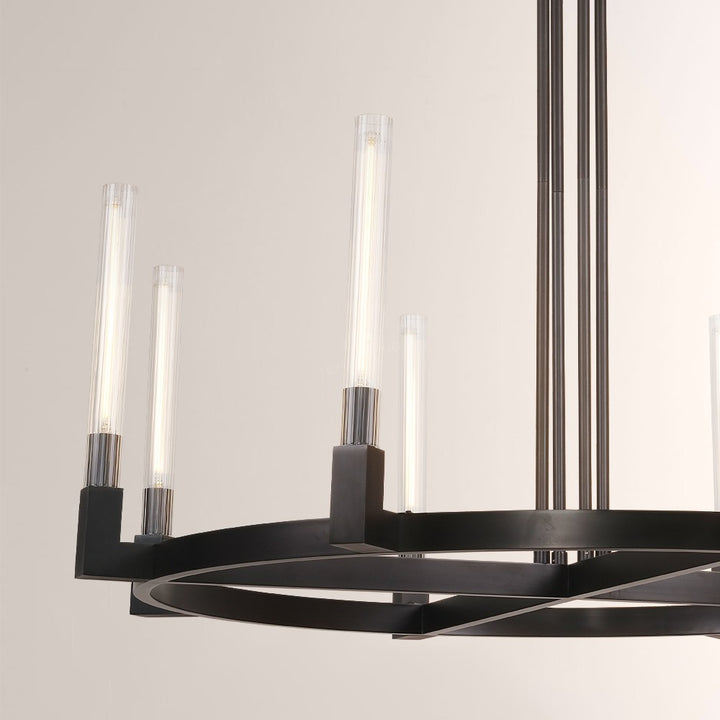 Cannel Round Chandelier 48''