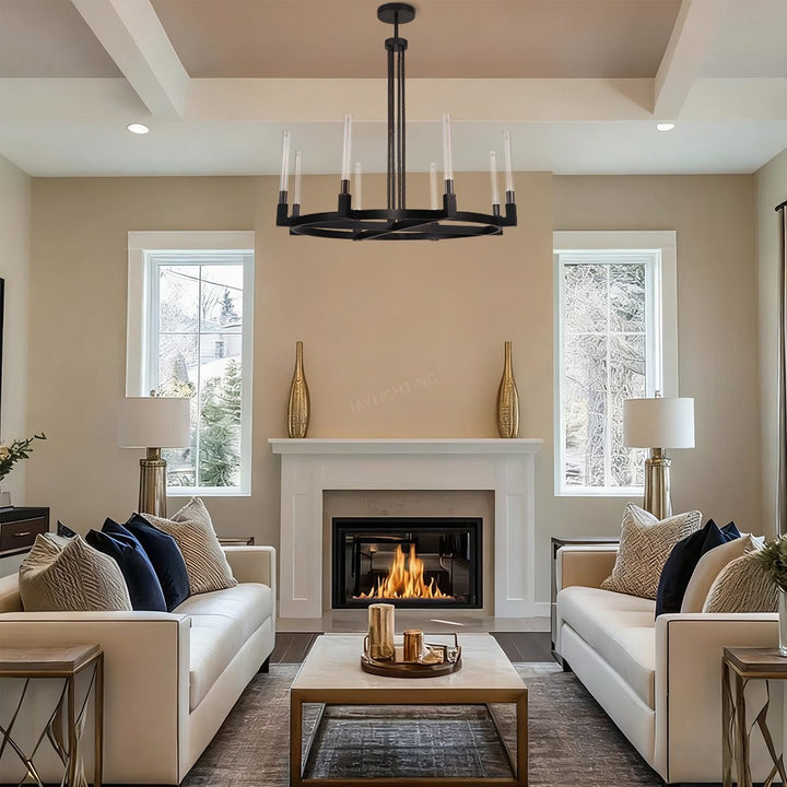 Cannel Round Chandelier 48''