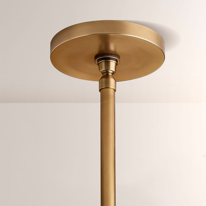 Celeste Hand-Carved Alabaster Cylinder Pendant