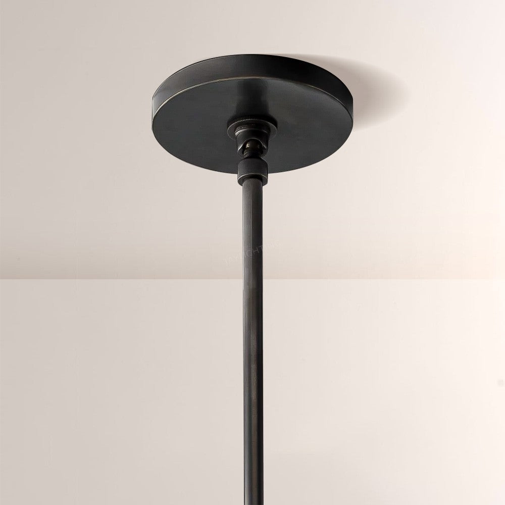 Celeste Hand-Carved Alabaster Globe Pendant