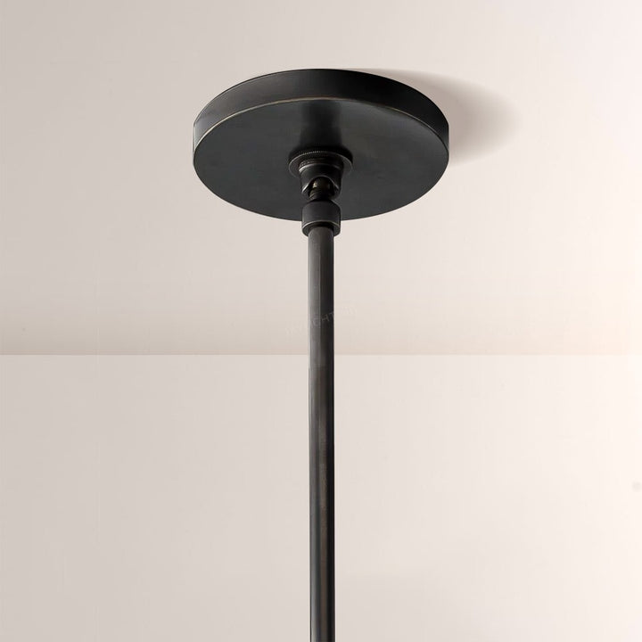 Celeste Hand-Carved Alabaster Globe Pendant