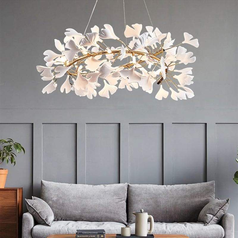 Ginkgo Round Chandelier Custom