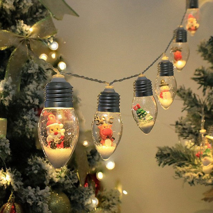 Christmas Snow Globe String Lights