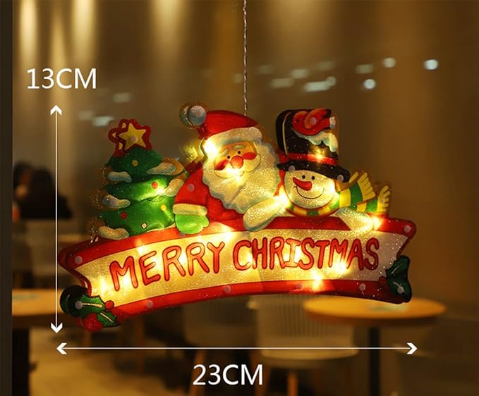 Christmas Window Suction LED Hanging Light