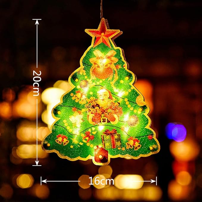 Christmas Window Suction LED Hanging Light