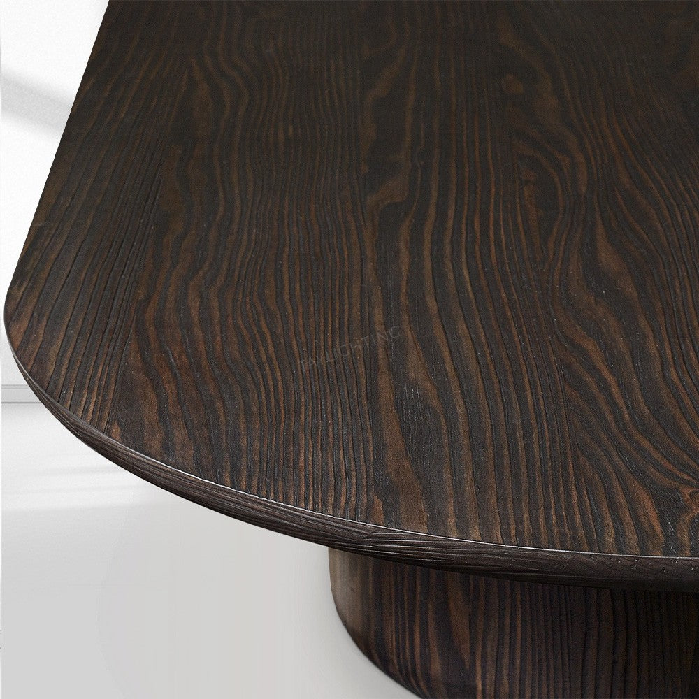 Cirano Pedestal Rectangular Coffee Table