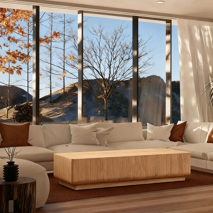 Cirano Plinth Rectangular Coffee Table