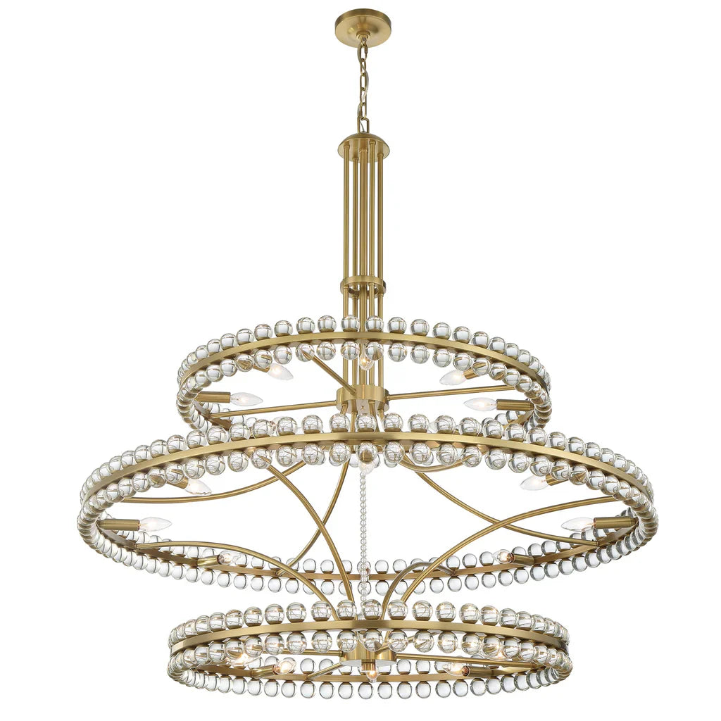 Caven 24 Light 3-Tier Chandelier 48''